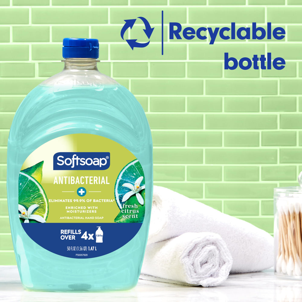 Softsoap antibacteriano cítrico: espuma suave para lavado diario de manos.