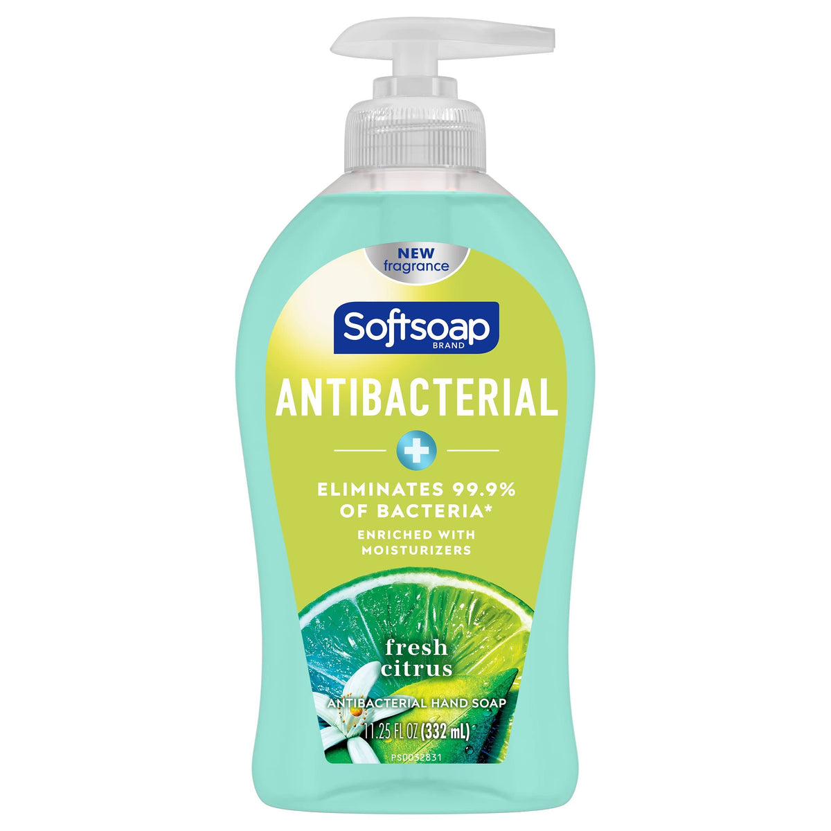 Softsoap Jabon Antibacteriano para Manos: botella verde, limpieza suave y protección.