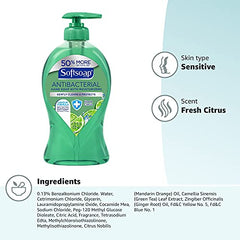 Softsoap Jabon Antibacteriano para Manos: espuma suave para lavado eficaz.