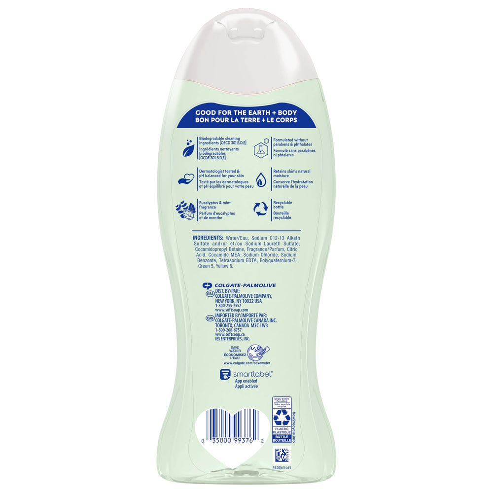 Softsoap Uso diario en la ducha, experiencia fresca cada mañana.