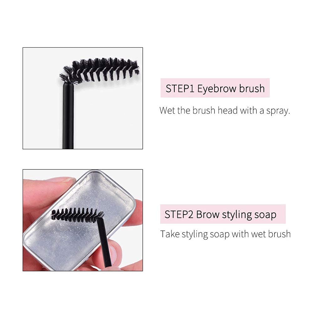 Sokgo Cejas Fijación Durable: acabado transparente y natural que permanece todo el día.