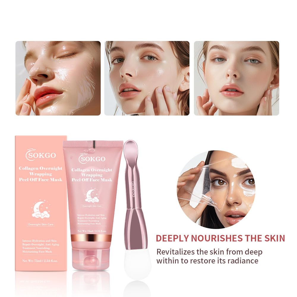 Sokgo Collagen hidratacion intensa deja la piel suave al despertar