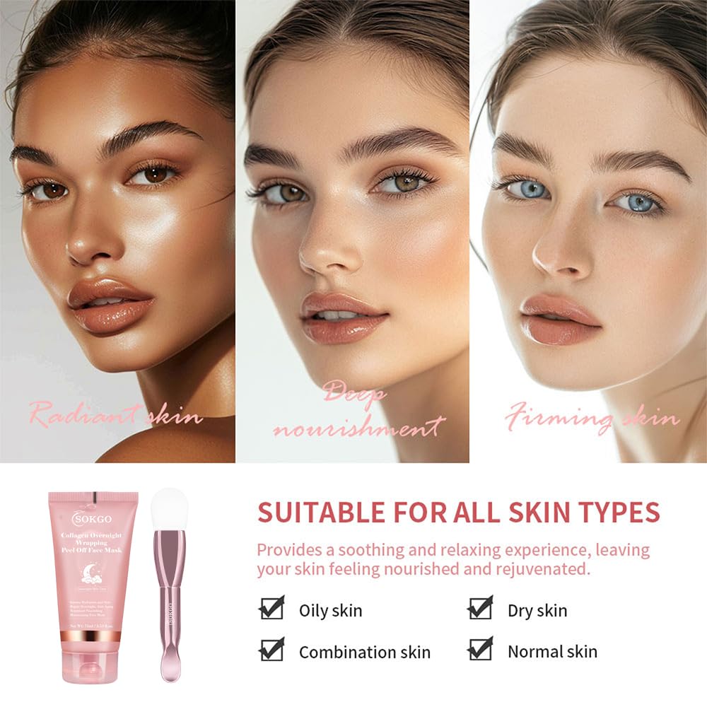 Sokgo Collagen textura gel ligera se absorbe rapidamente para mayor confort