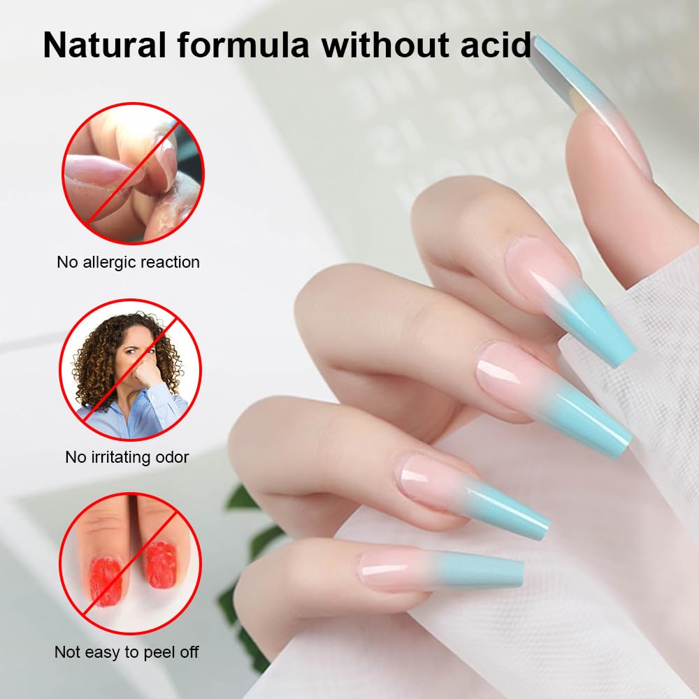 Sokgo compatibilidad con uñas acrílicas y geles para un look personalizado.
