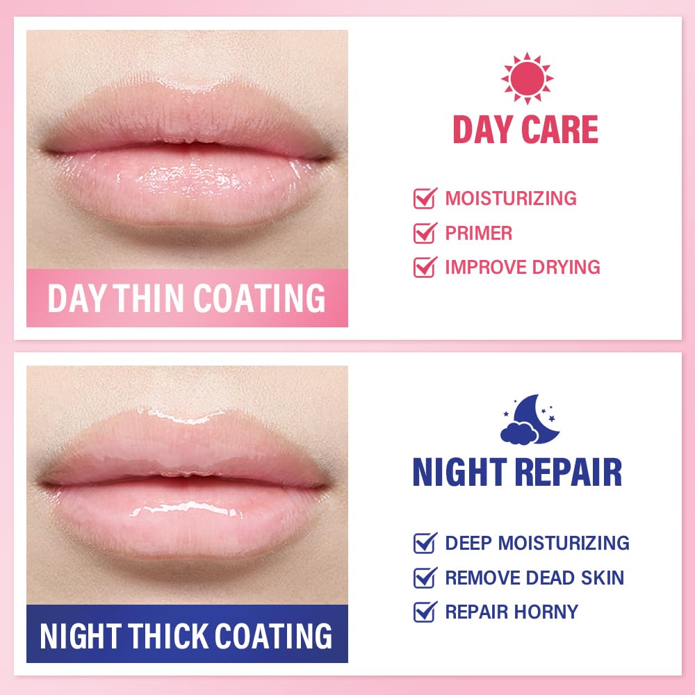 Sokgo mascarilla labial reparación de sequedad durante la noche.