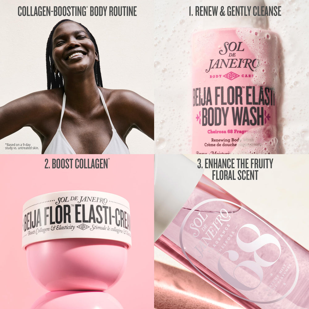 Beija Flor Elasti-Cream de Sol de Janeiro: crema rica para cuello y pecho.