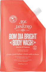 Sol de Janeiro Bom Dia Brillo Corporal Recarga 1L ayuda a una limpieza suave y sostenible.