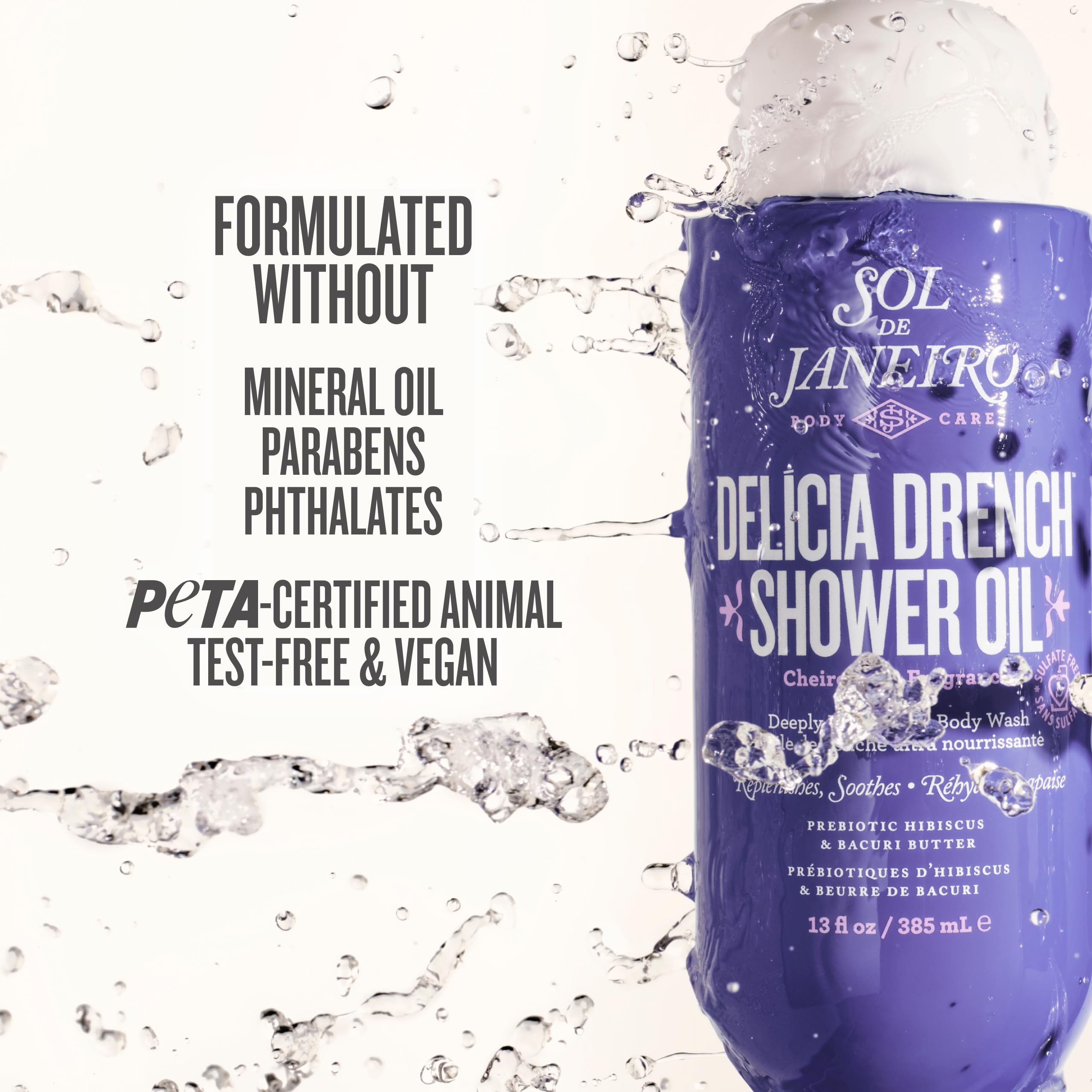 Sol de Janeiro Delícia Drench, fragancia perfumada Cheirosa 59 que perdura tras la ducha