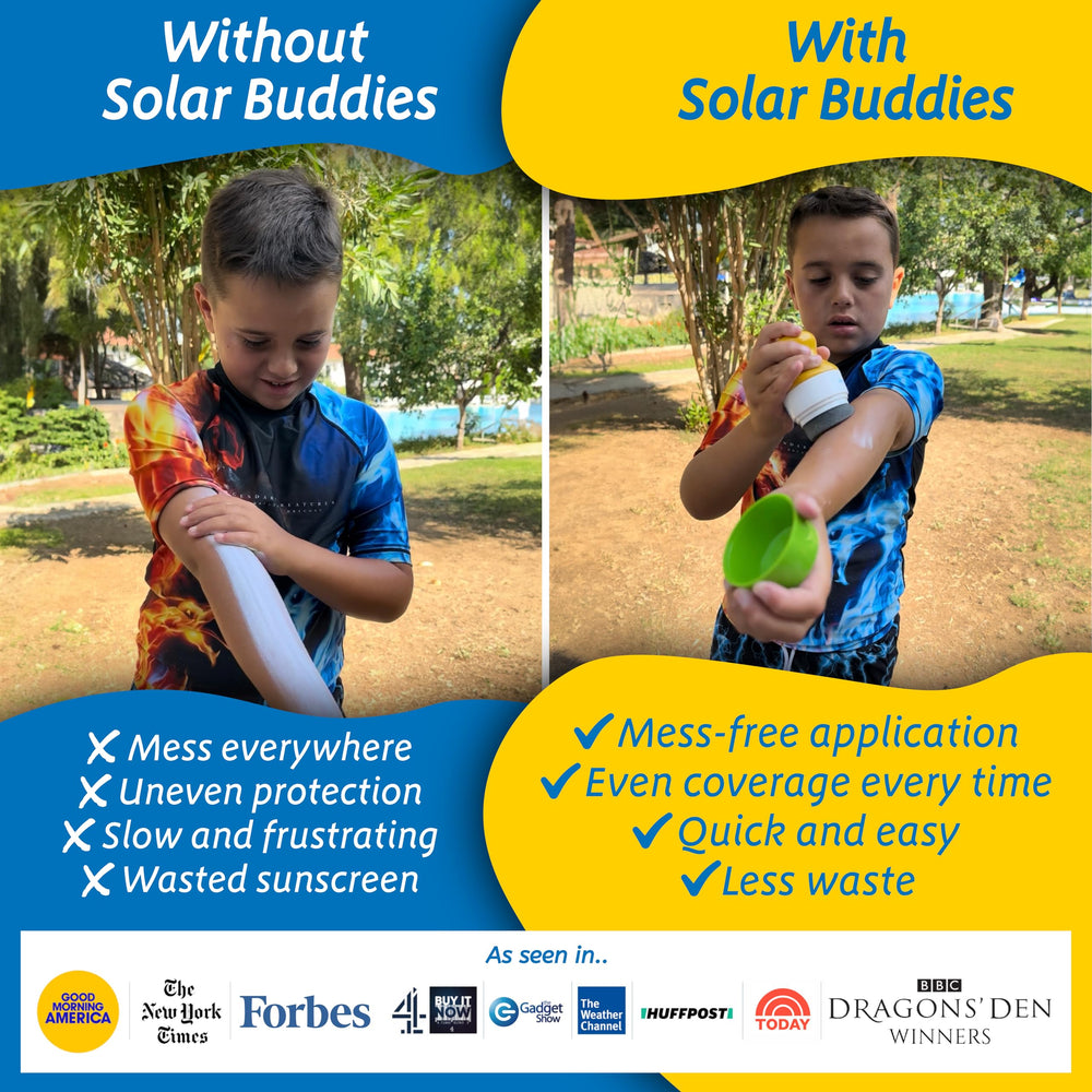 Solar Buddies, tapa de cierre seguro para evitar derrames.