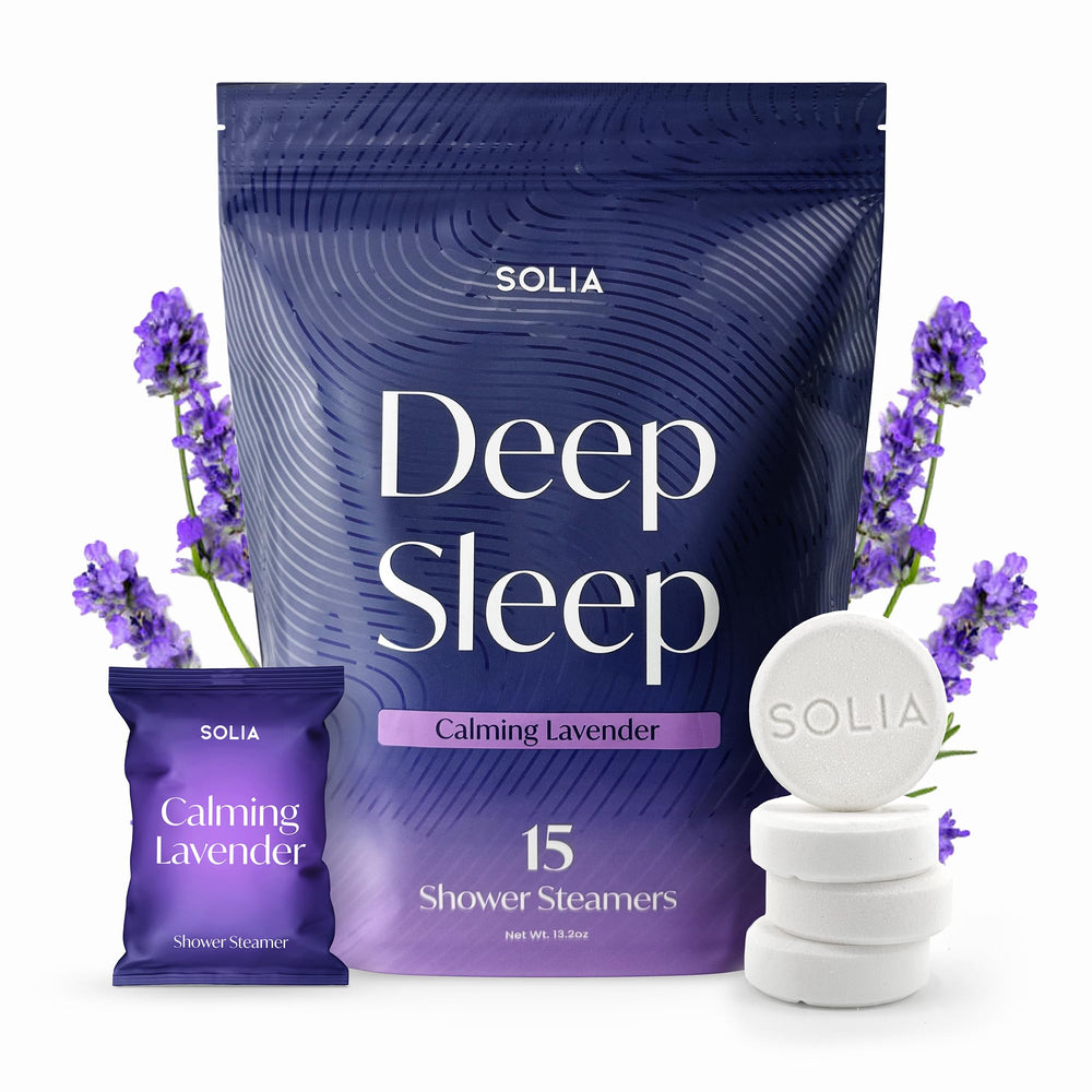 Solia bomba de vapor de lavanda para ducha, aromaterapia relajante en casa