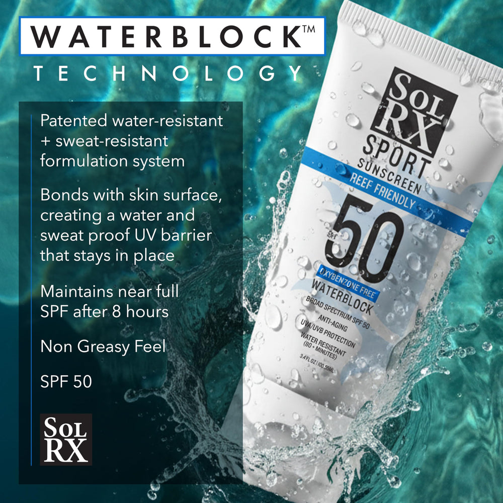 SolRX Sport SPF 50: actividades deportivas al aire libre con protección UVA/UVB