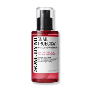 SOME BY MI Snail Trucica Serum Botella: hidratación suave para piel sensible.