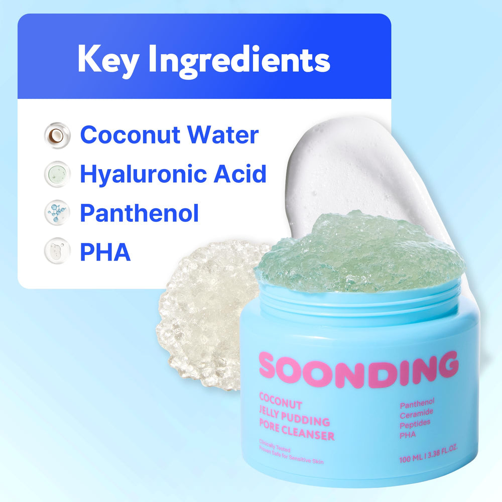 SOONDING Exfoliación suave con perlas biodegradables para poros limpios