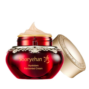 Sooryehan Hyobidam crema fermentada en envase, hidratación de lujo para la piel.