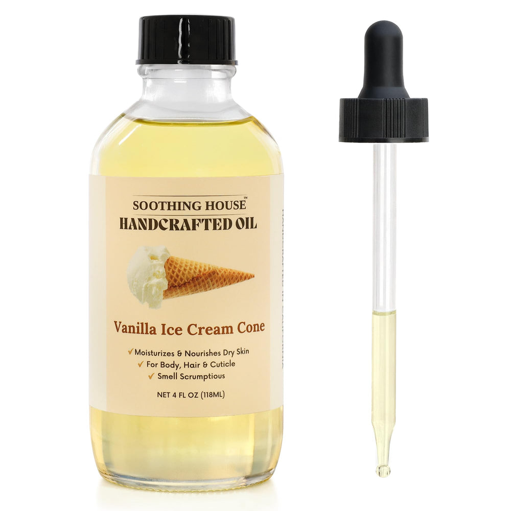 Soothing House aceite corporal cono helado de vainilla con aroma tentador y hidratación duradera