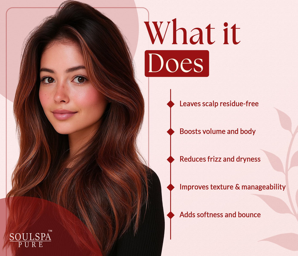 SOULSPA PURE muestra ingredientes jojoba, coco y aloe para hidratación ligera