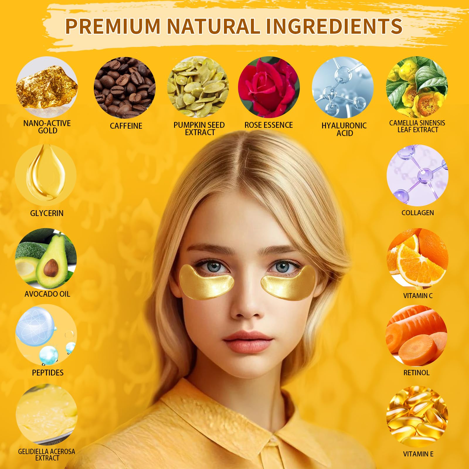 Souwixlum parches ojos hidratantes ofrecen sensación suave y refrescante
