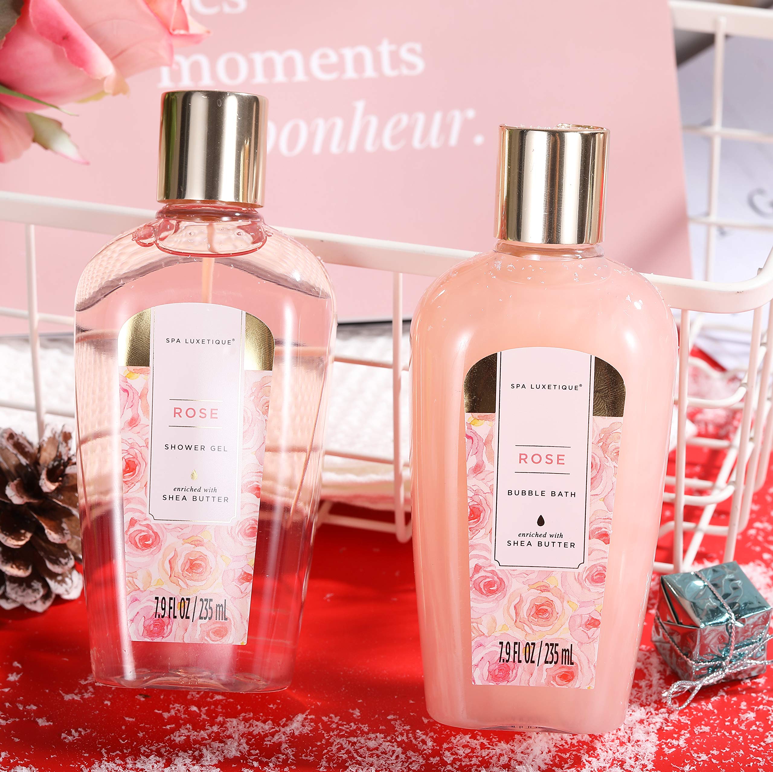 Gel de ducha con fragancia floral Rosa de Spa Luxetique
