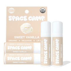 Space Camp Wellness bálsamo labial extragrande vainilla orgánica hidrata y suaviza labios