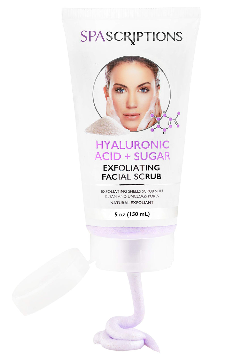 SpaScriptions exfoliante facial equilibrio de pH para piel sensible
