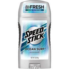 Speed Stick Ocean Surf 3 oz: desodorante en barra para uso diario y frescura.