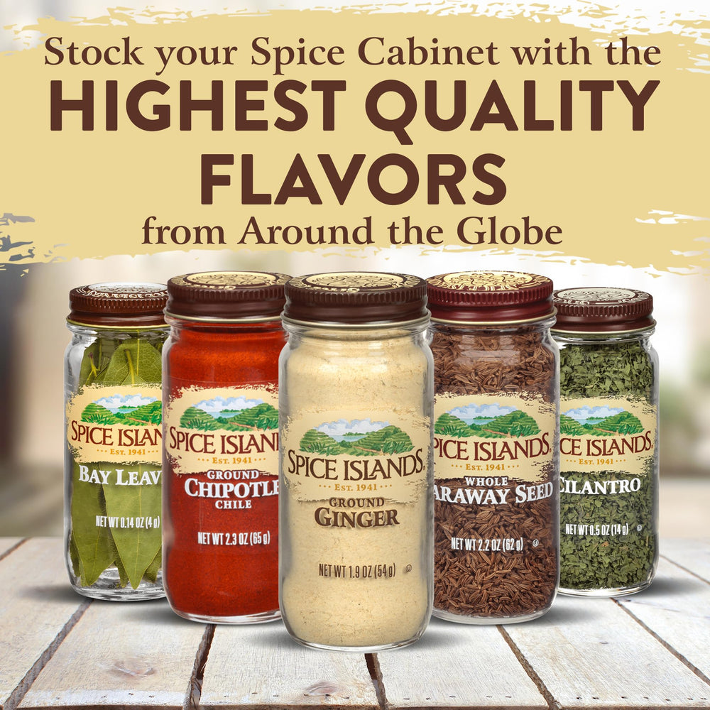 Spice Islands empaque naranja atractivo para despensa