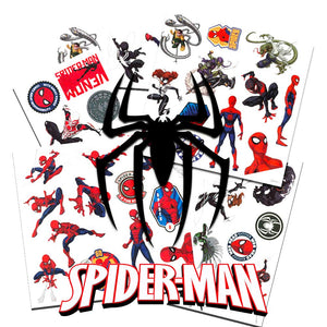 Spider-Man tatuajes temporales: 50 diseños coloridos para fiestas y manualidades.