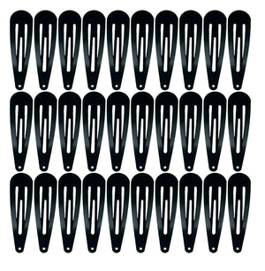 Clip negro de Splendorflying de 2 pulgadas para cabello, sujeción firme sin resbalamiento.