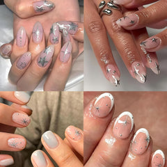 Splocudu nail-sticker 3D hojas-diminutas, acentos sutiles en cualquier manicura.