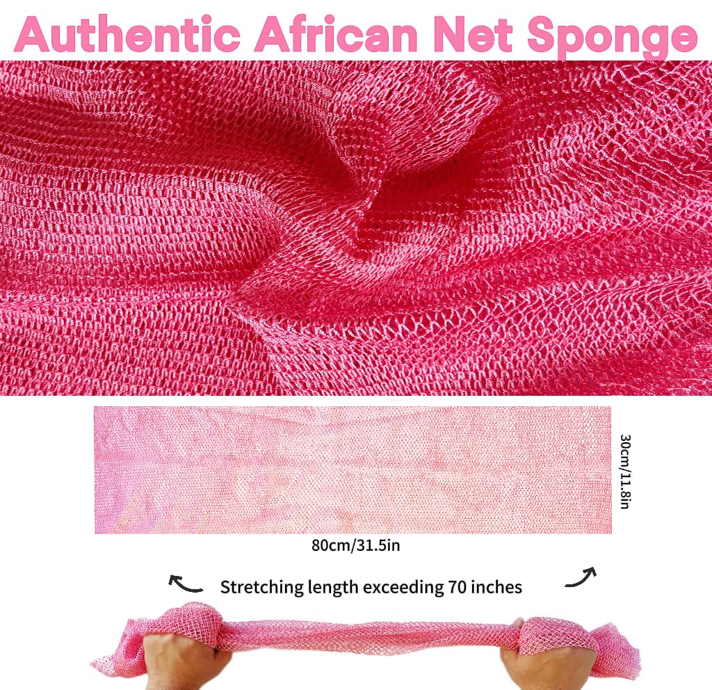 SPMKTBOZAI esponja rosa para lavado diario del cuerpo.