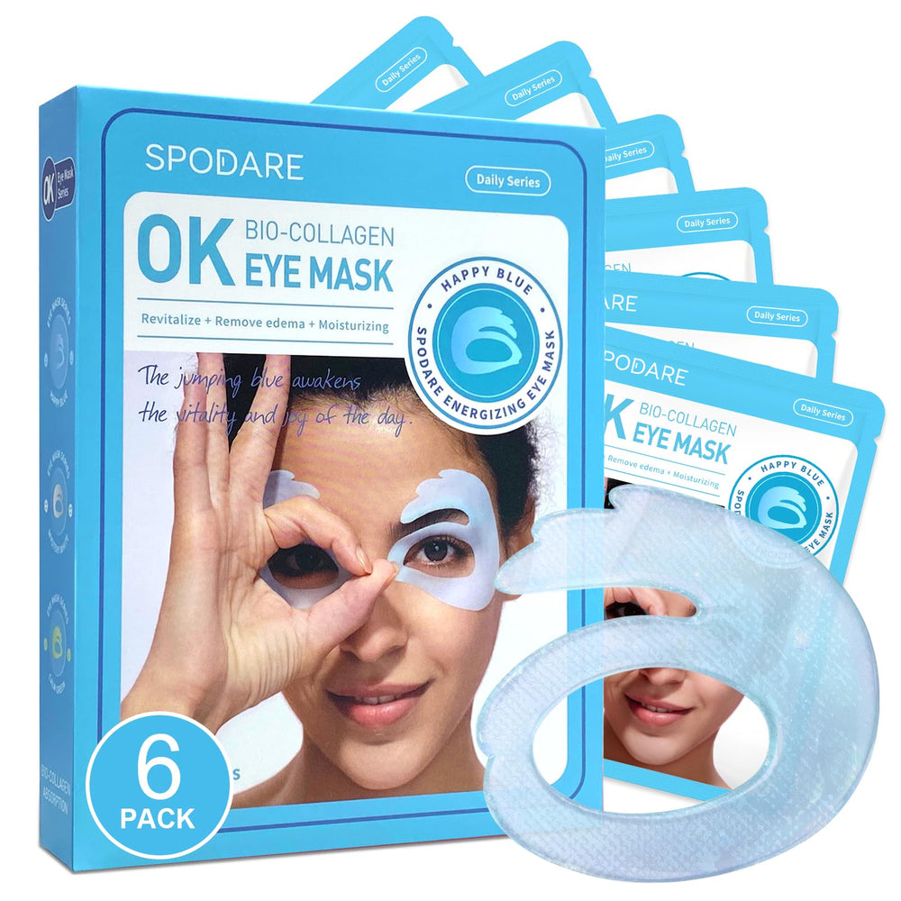 SPODARE OK Shape Eye Masks: presentación del set de 6 pares para ojos.