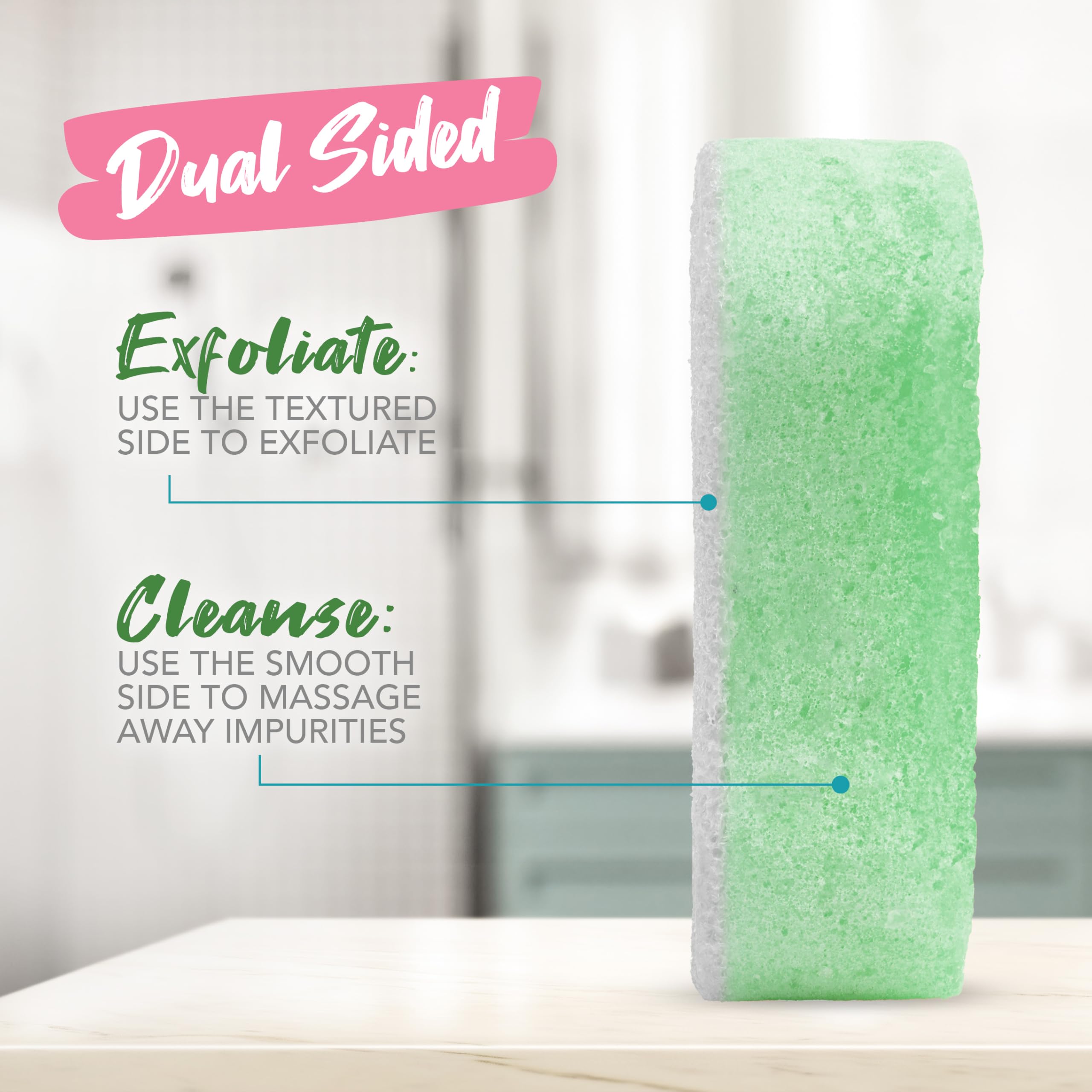 Spongeables Exfoliante para Pies - spa en casa para pies frescos.