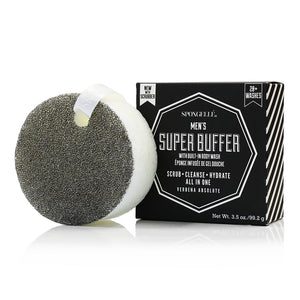 SPONGELLÉ Hombre Super Buffer con gel de baño integrado Verbena Absoluta para duchas energizantes.