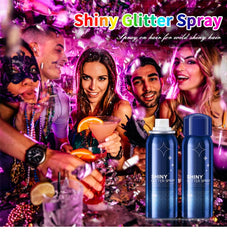 Spray Brillos para Cuerpo realza rostro y ojos con brillo sutil.