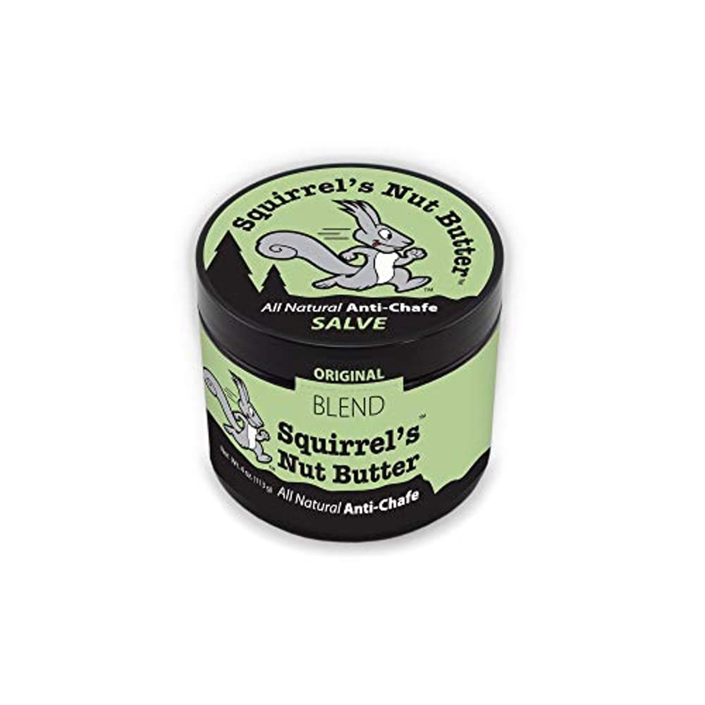 Squirrel's Nut Butter antirozaduras en tarro de 8oz para uso deportivo.