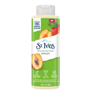 St. Ives gel exfoliante de albaricoque, botella de 473 ml para uso diario suave