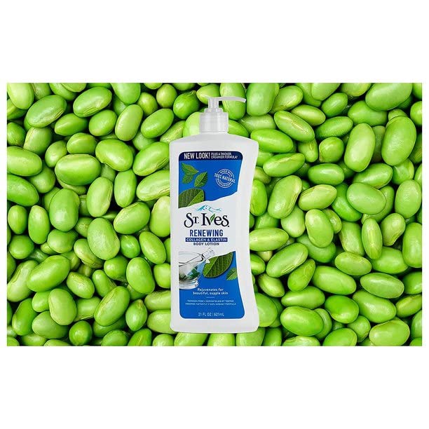St Ives con glicerina vegetal, piel humectada durante todo el día.