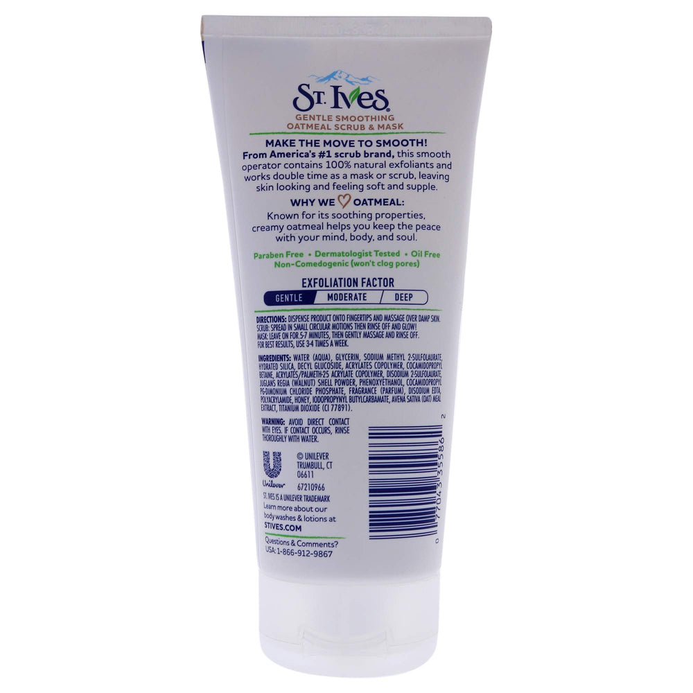 St. Ives uso-scrub: masaje breve para renovar la piel