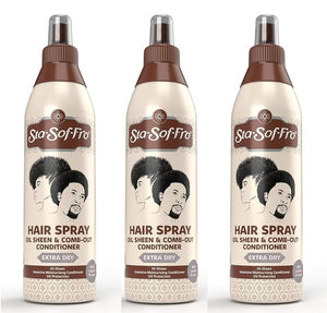 Sta-Sof-Fro acondicionador en aerosol para cabello y cuero cabelludo, facilita peinado y aporta suavidad.