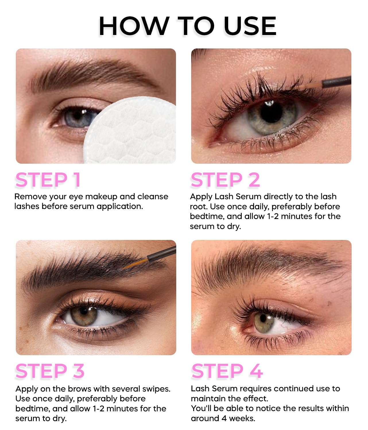 STACY LASH Suero de crecimiento compatible con extensiones