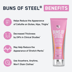 SteelFit crema tonificante para muslos, ayuda a definir la silueta.