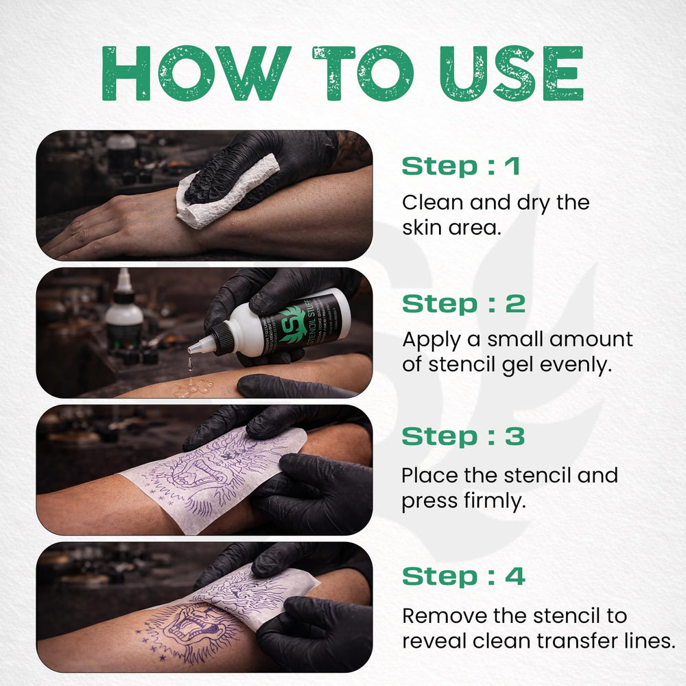 Stencil Stuff, fórmula vegana y suave para seguridad del cliente.