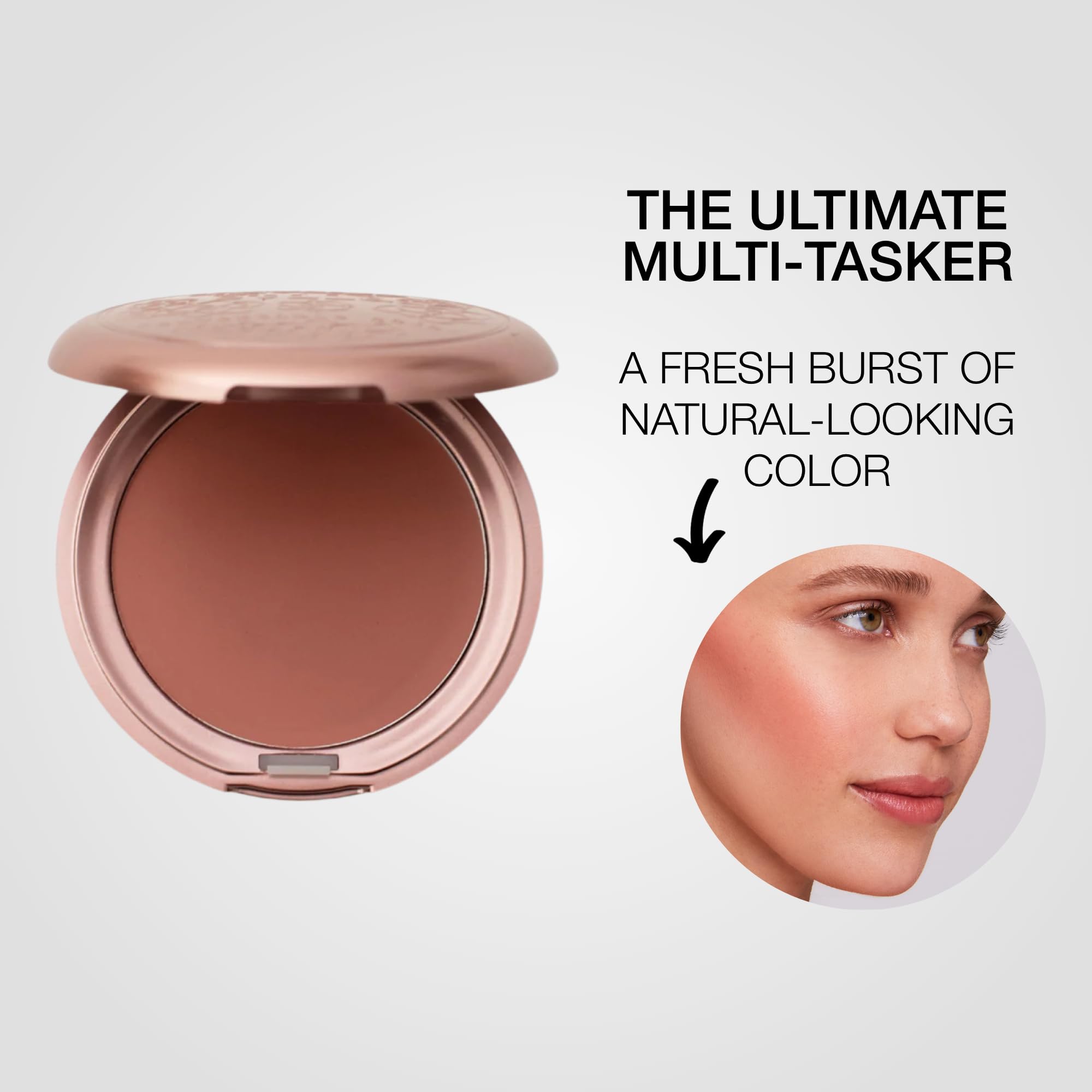 stila brillo suave para labios y mejillas, efecto natural y inmediato.