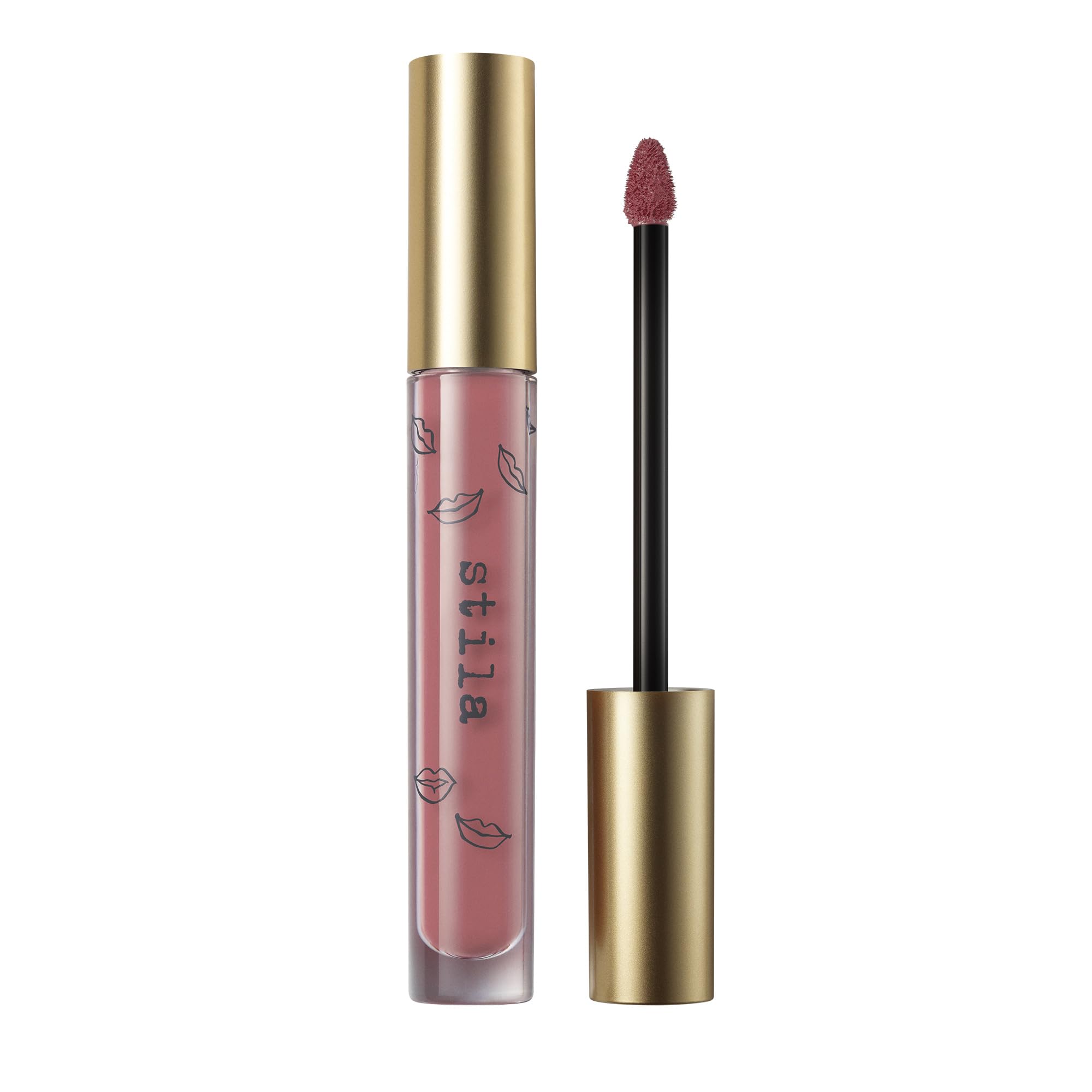 Stila Patina labial líquido en envase elegante para aplicación precisa.