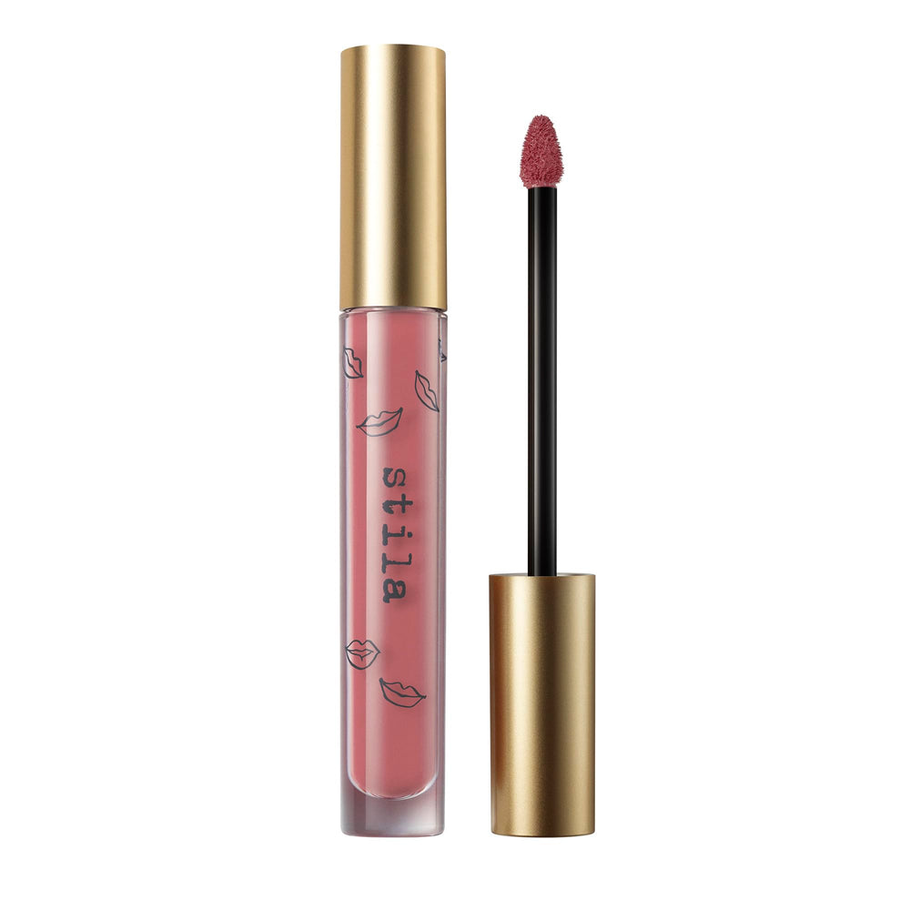 Stila Patina labial líquido en envase elegante para aplicación precisa.