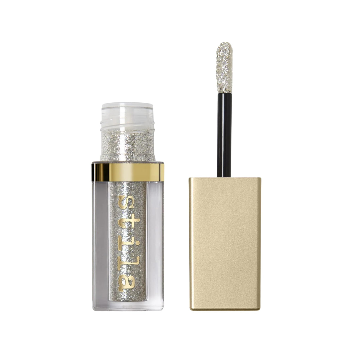 Sombra líquida Stila Magnificent Metals con brillo intenso para un look duradero.