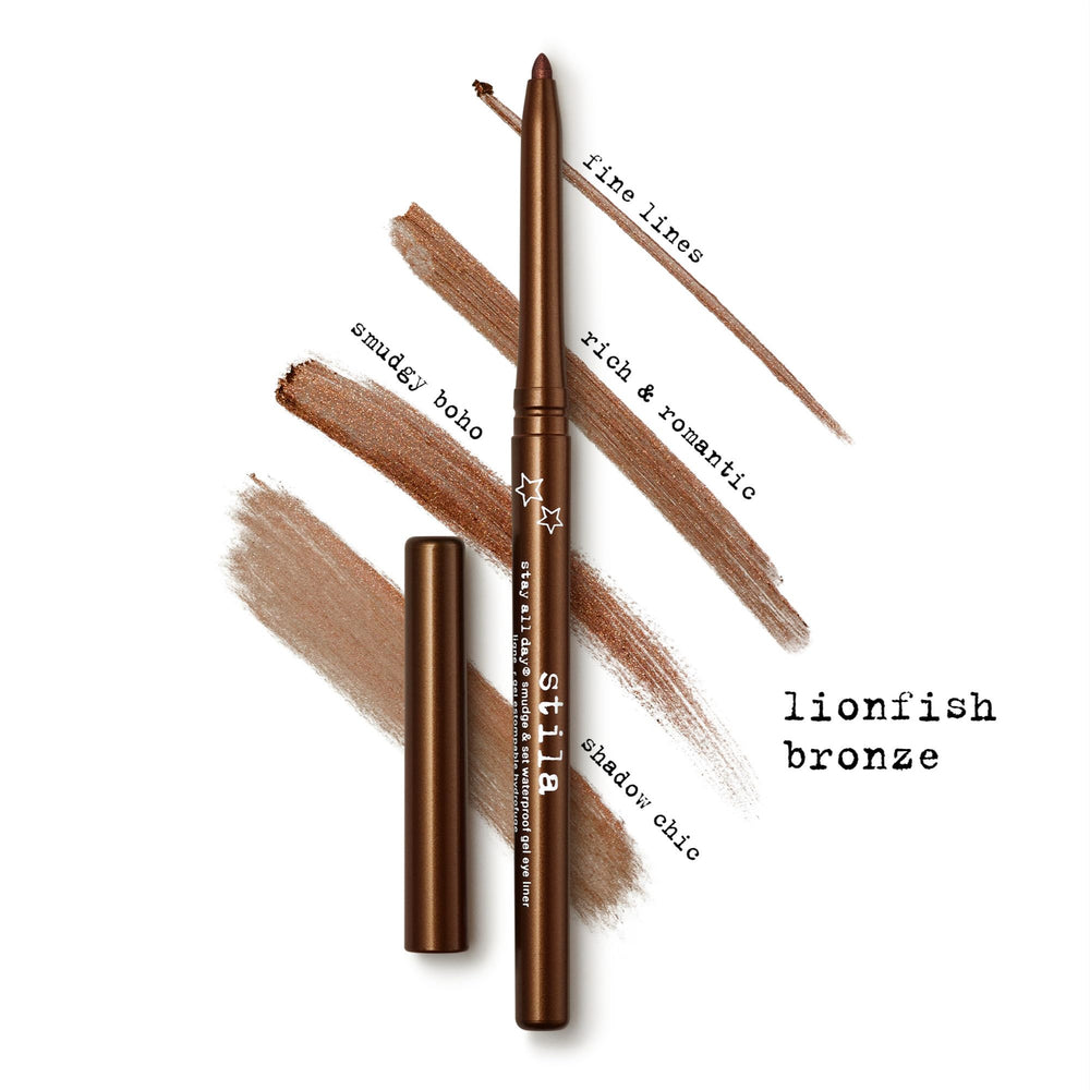 Stila Stay All Day Gel Liner: difuminado suave para un efecto sombra que perdura.