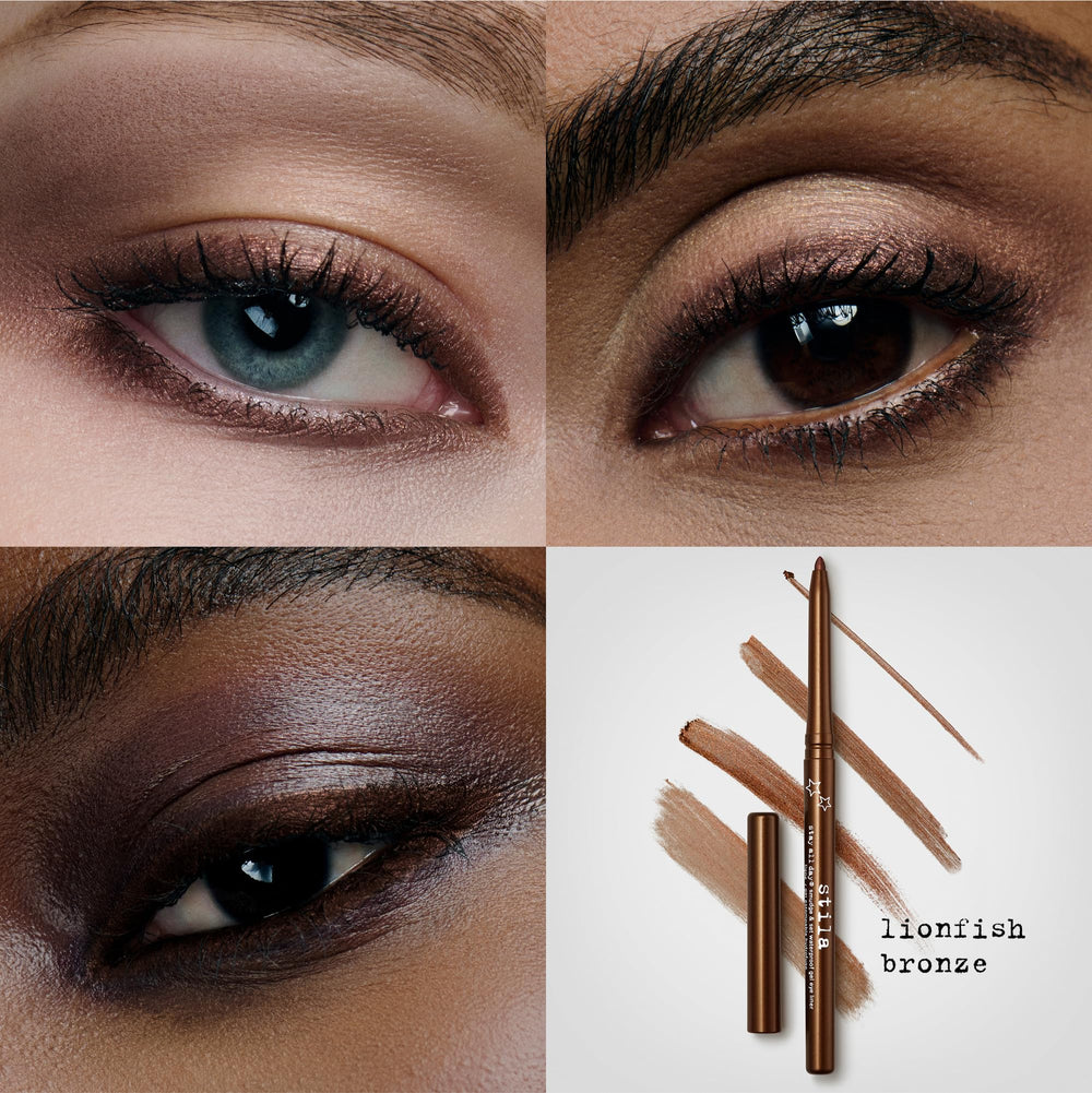 Stila Stay All Day Gel Liner: punta retráctil para uso cómodo y rápido.