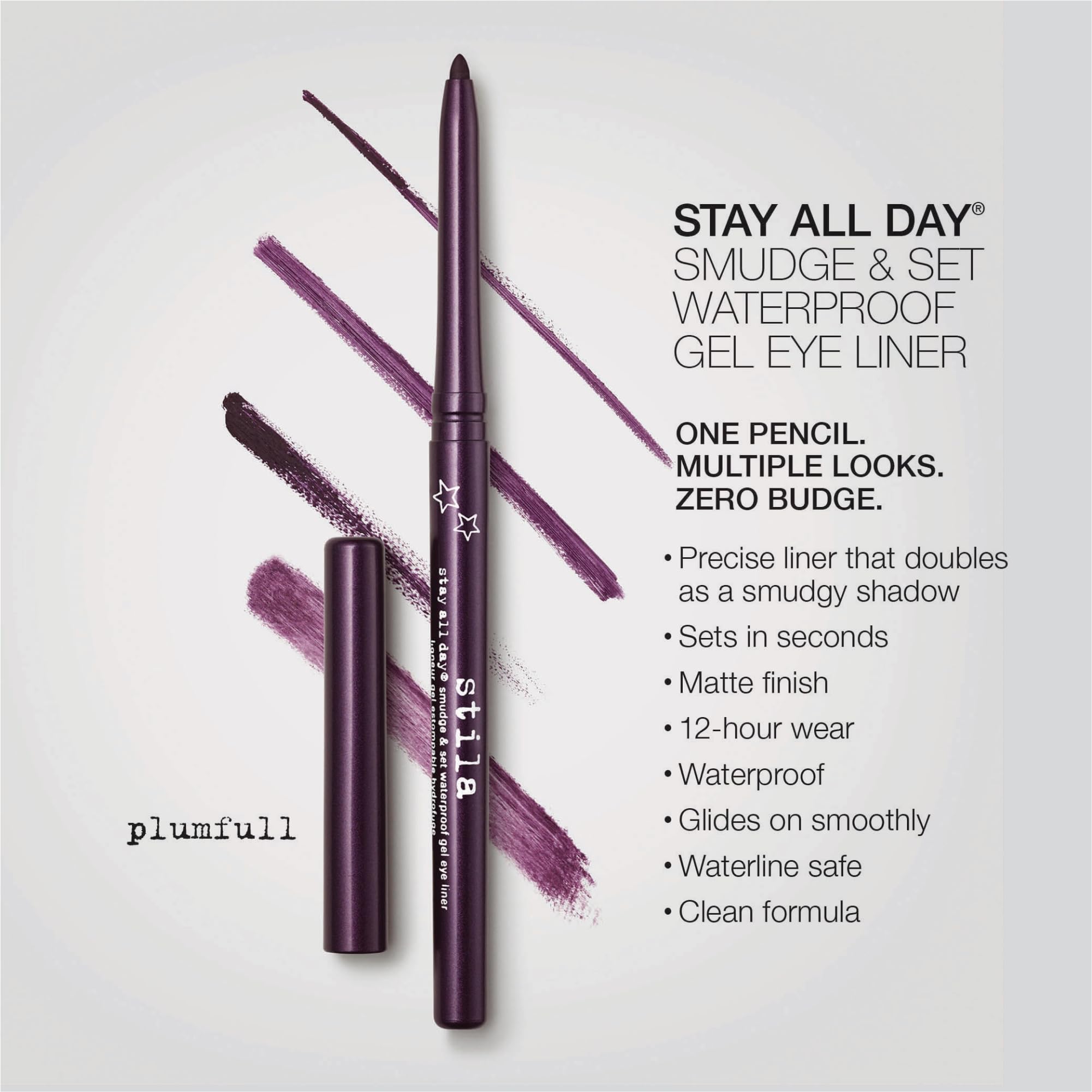 Stila Stay All Day Smudge & Set para la línea de agua, color duradero.