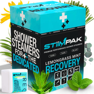 STiiMPAK Recovery XL 80g en caja, regalo de bienestar para días agotados